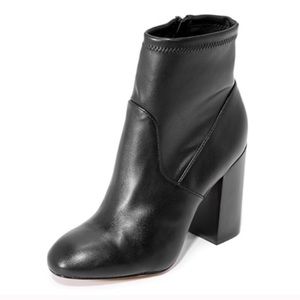 Rebecca Minkoff Bojana Block Heel Black Bootie